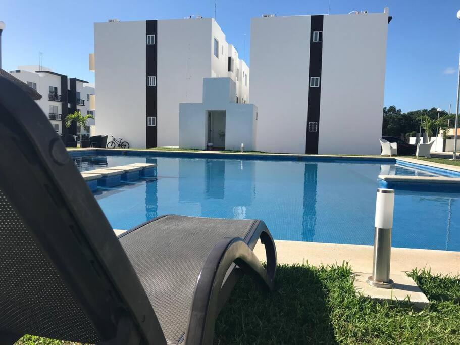 普拉亚卡门Depa De Playa C/Alberca Cerca De La 5A Avenida公寓 外观 照片